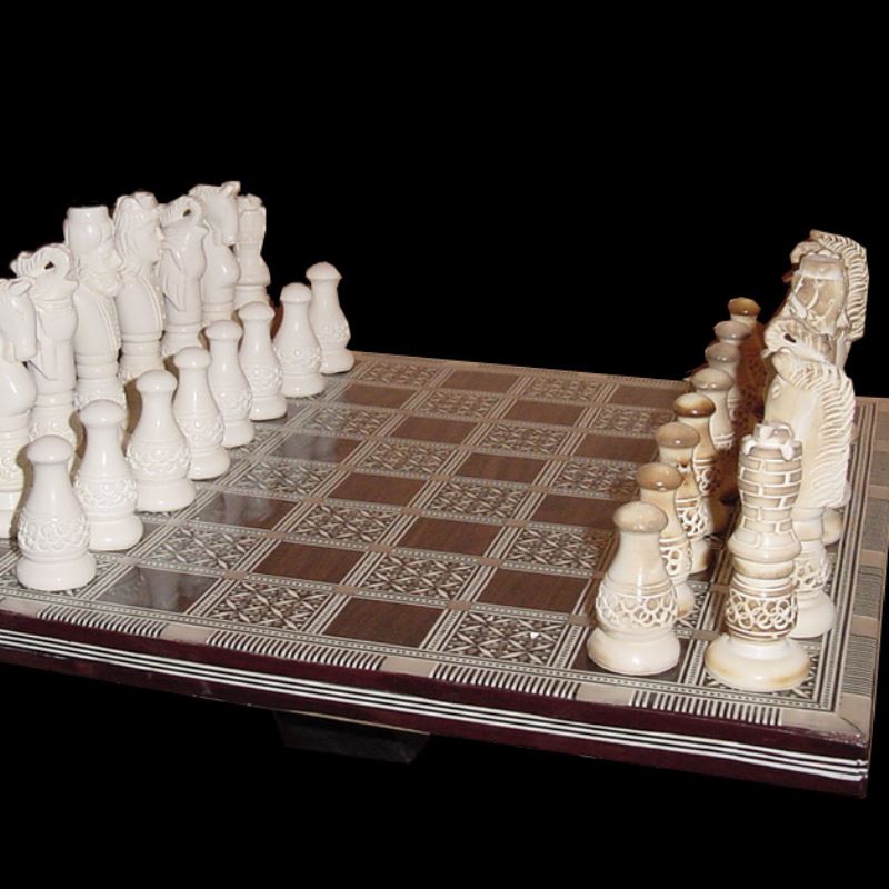 Chess board meerschaum